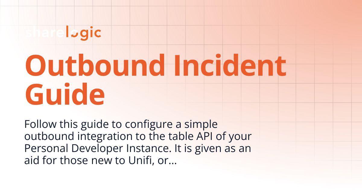 Outbound Incident Guide | 3.0 | Unifi Documentation