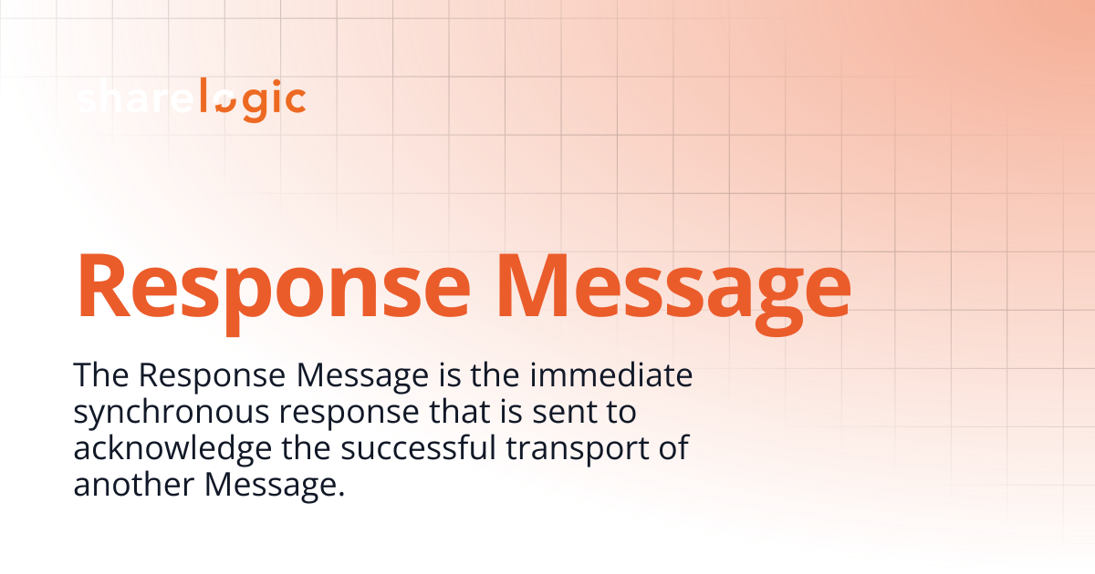 Response Message | 3.0 | Unifi Documentation