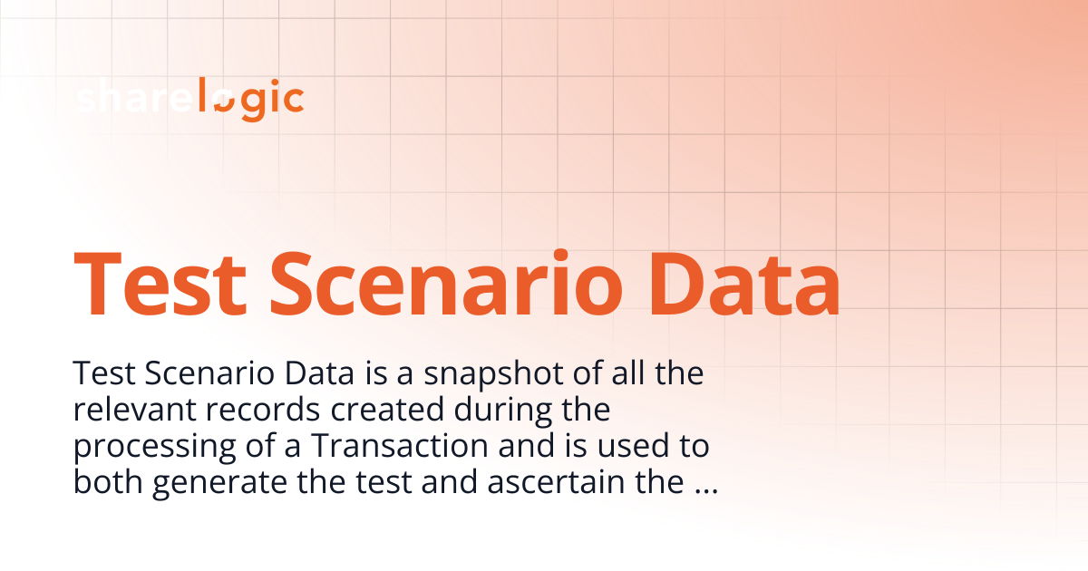 Test Scenario Data | 3.0 | Unifi Documentation