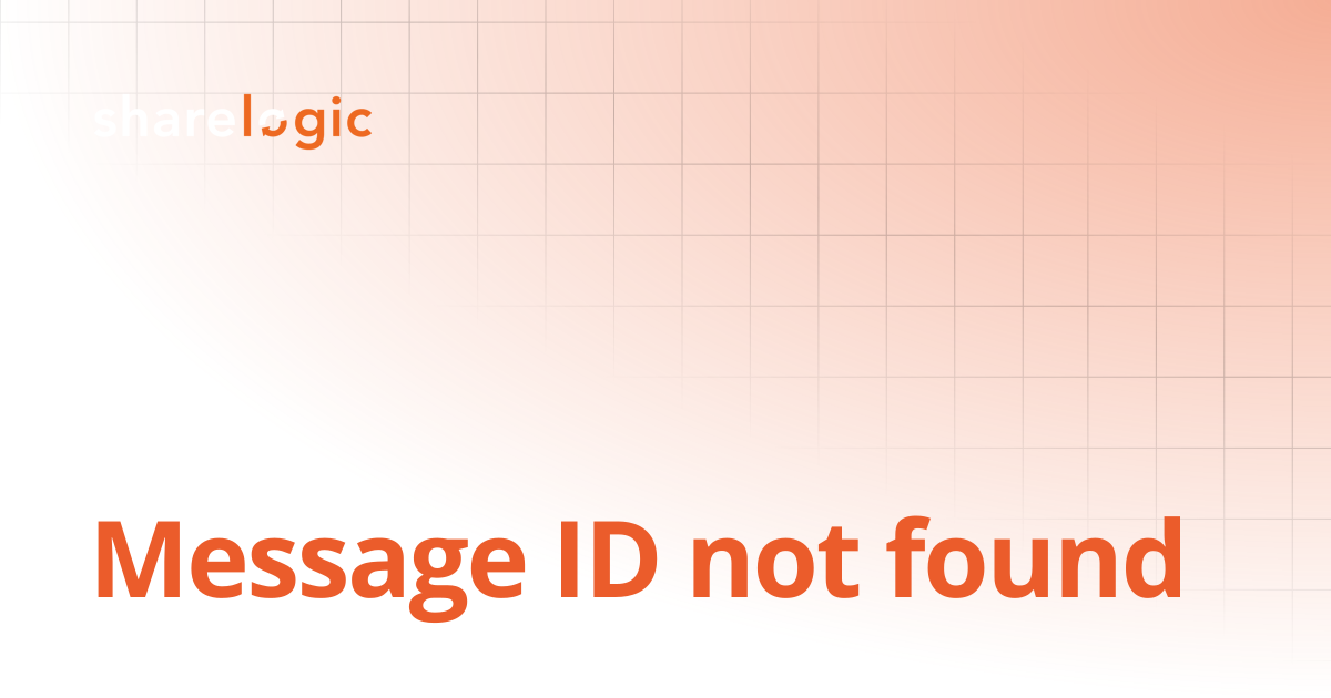 Message ID not found | 4.0 | Unifi Documentation