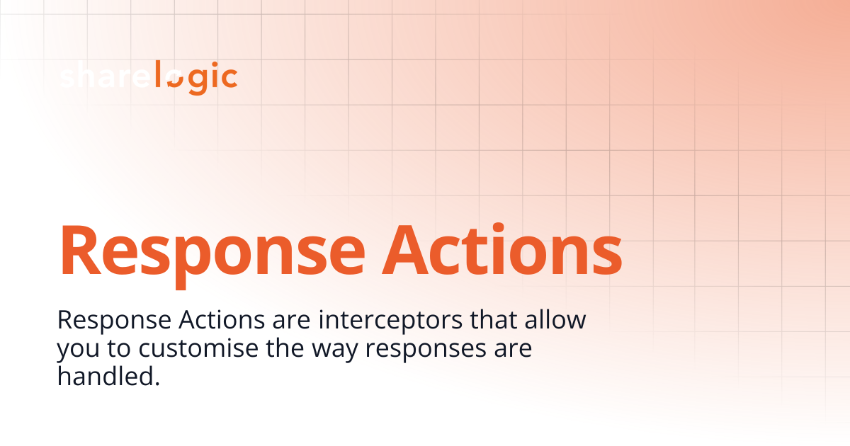 Response Actions | 4.0 | Unifi Documentation