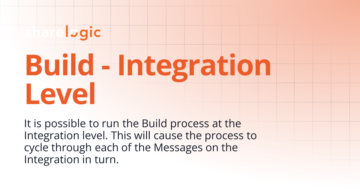 Build - Integration Level | Unifi Documentation